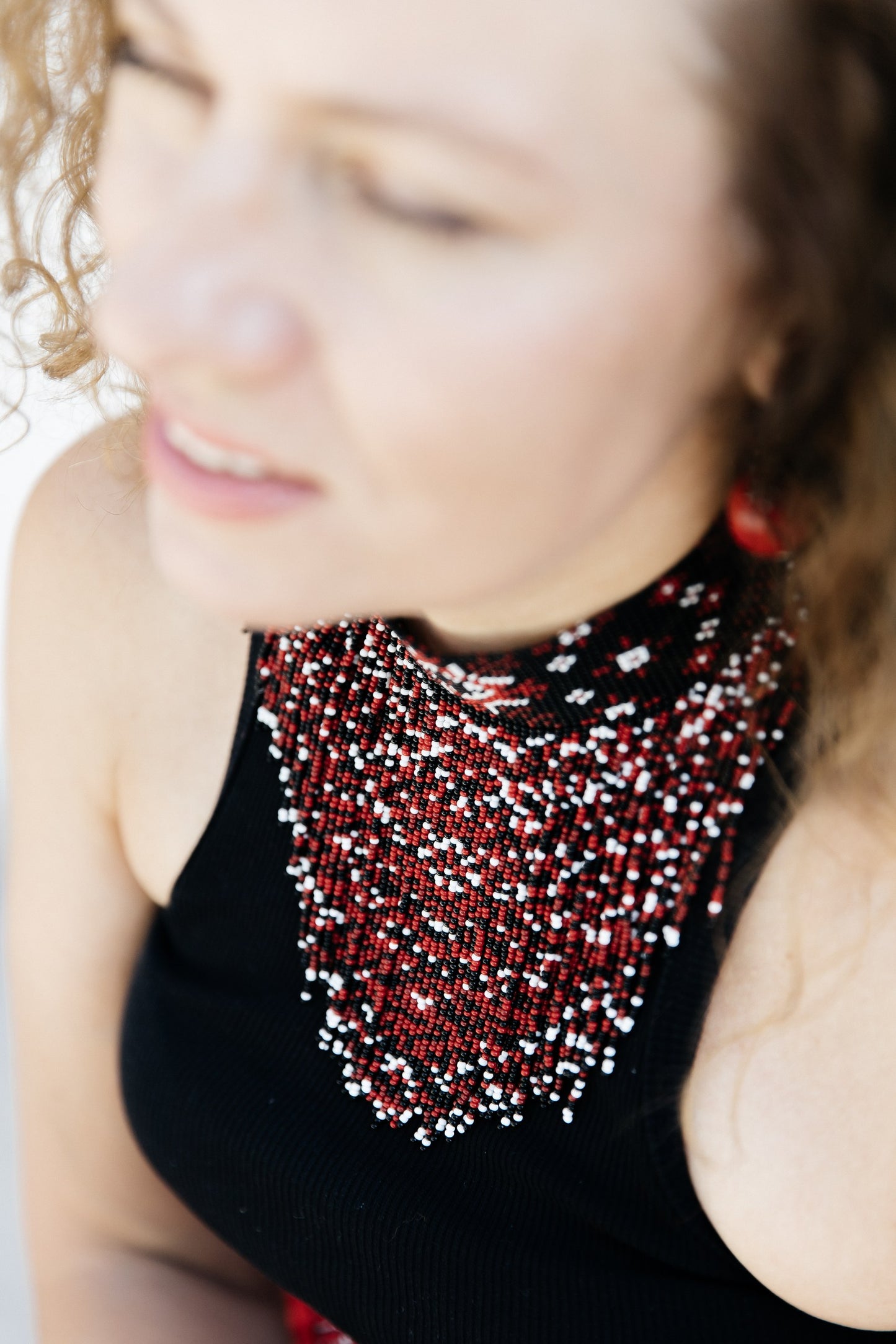 “Zorepad” Beaded Necklace