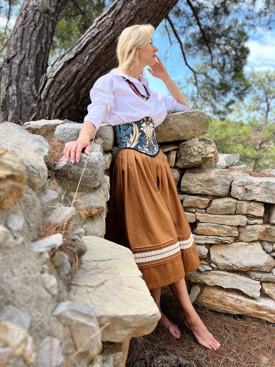 Vintage Midi Skirt