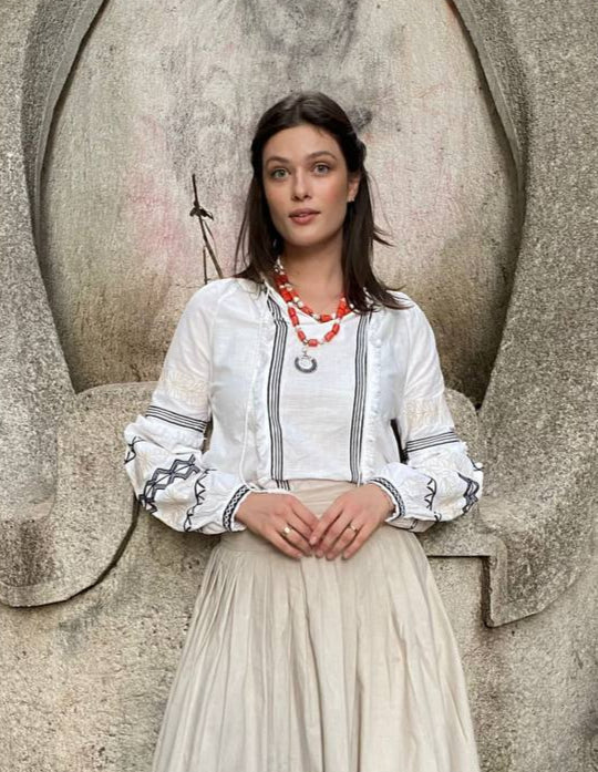 Mordern embroidered blouse "Uliana"