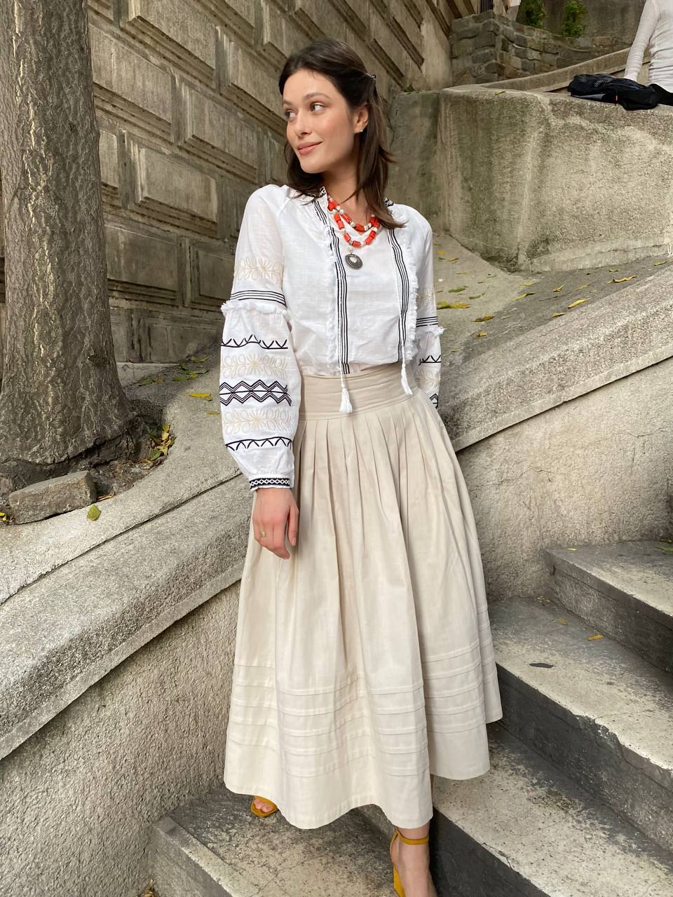 Mordern embroidered blouse "Uliana"
