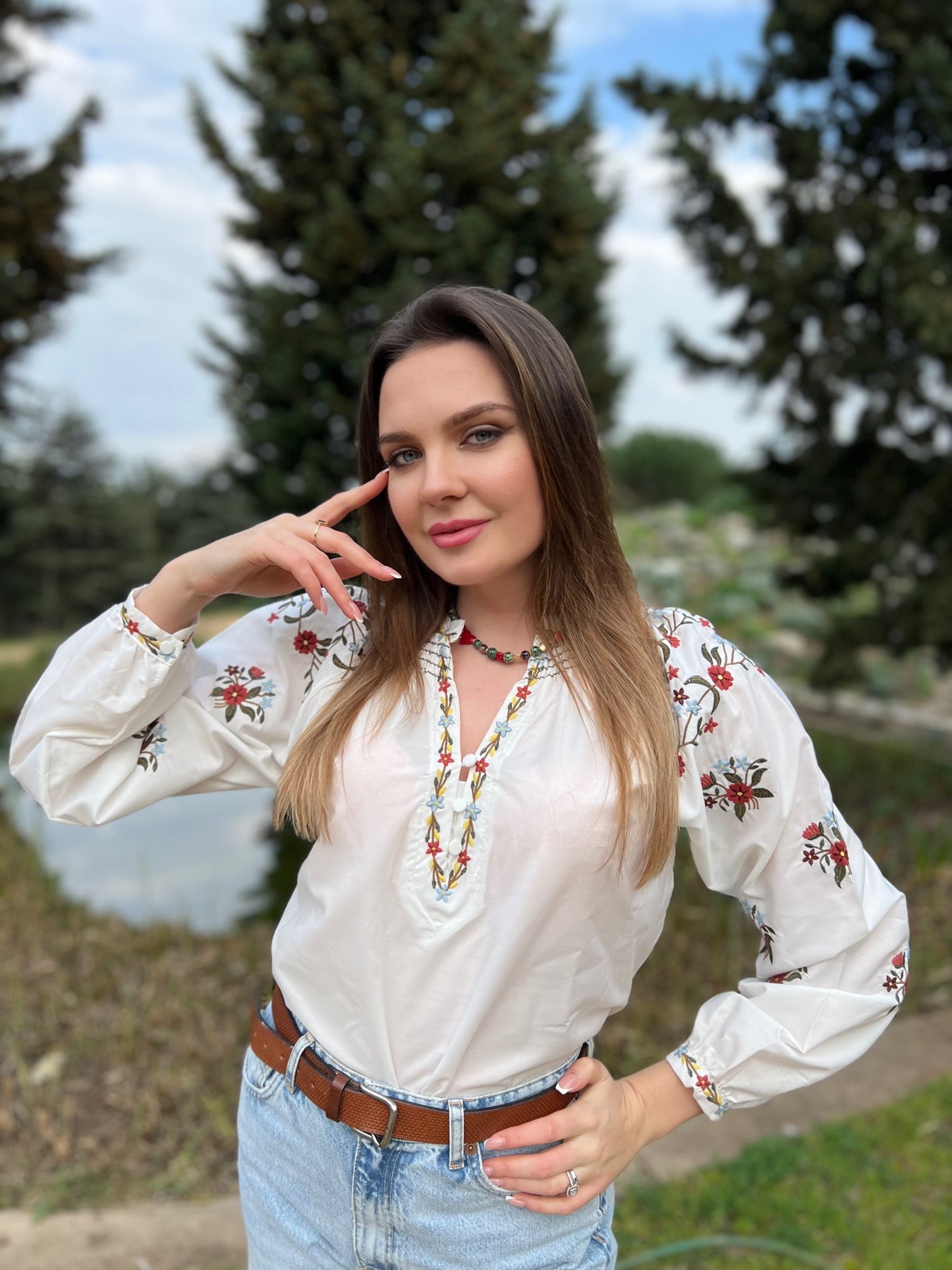 Embroidered blouse “Mavka”