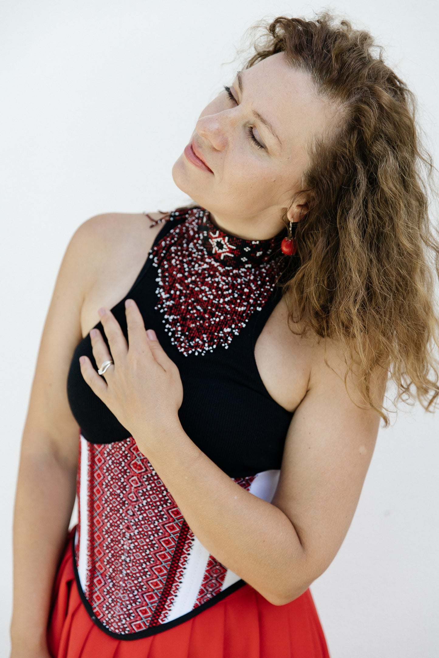 “Zorepad” Beaded Necklace