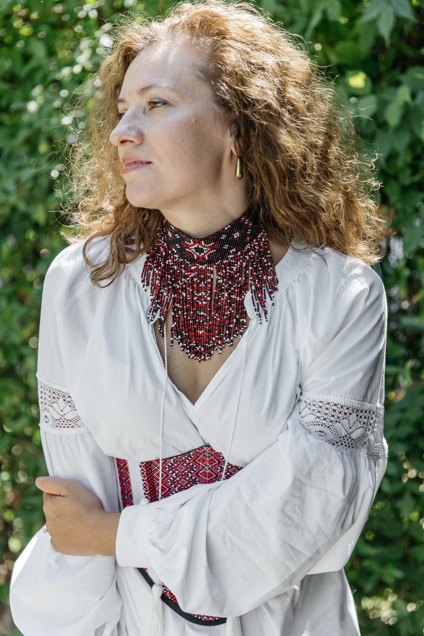 “Zorepad” Beaded Necklace