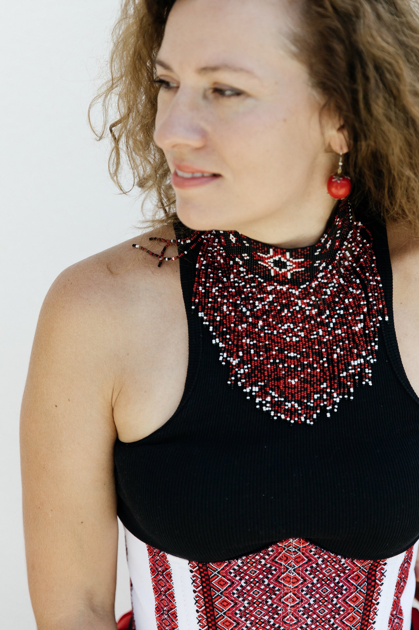“Zorepad” Beaded Necklace