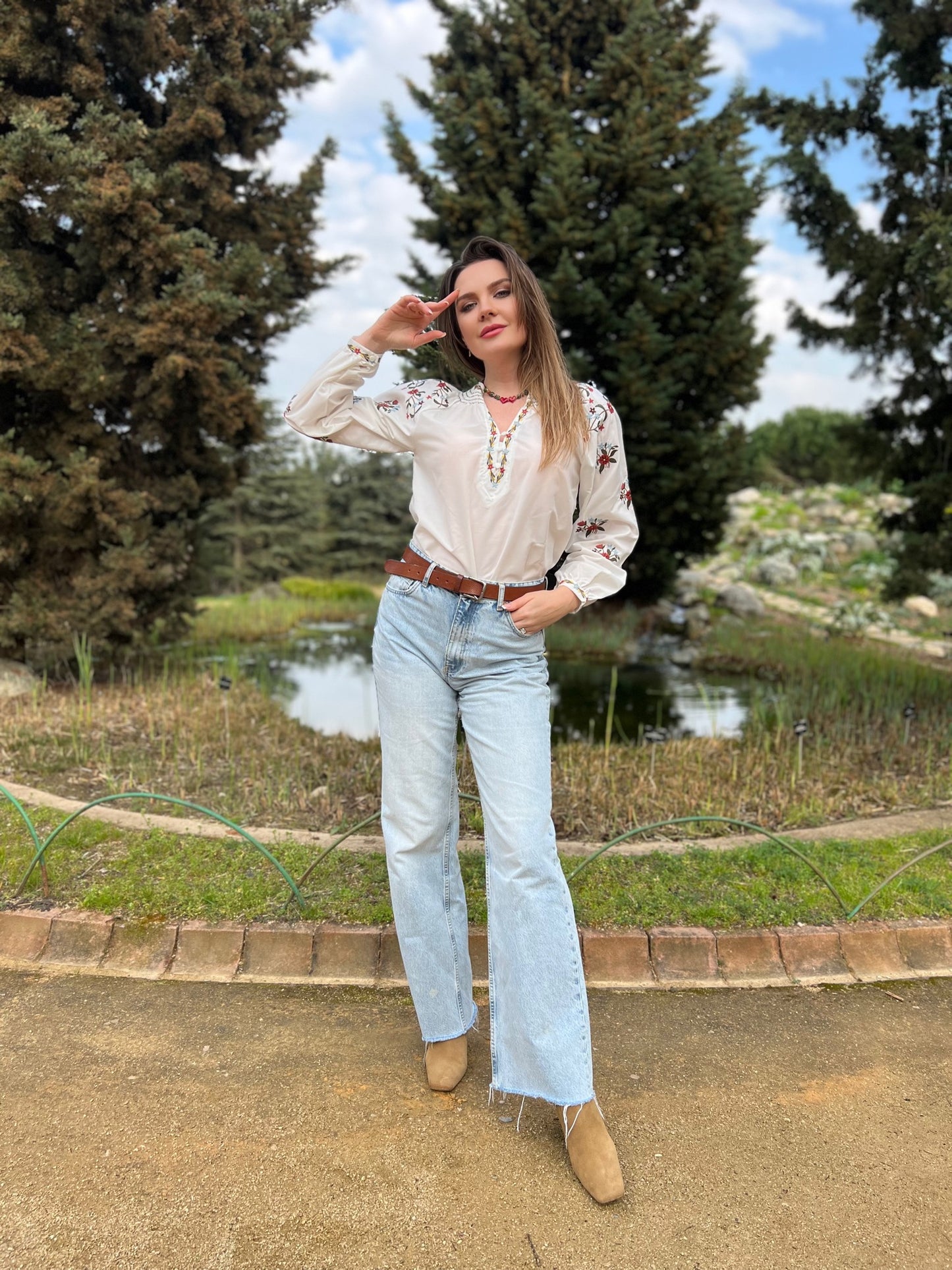 Embroidered blouse “Mavka”