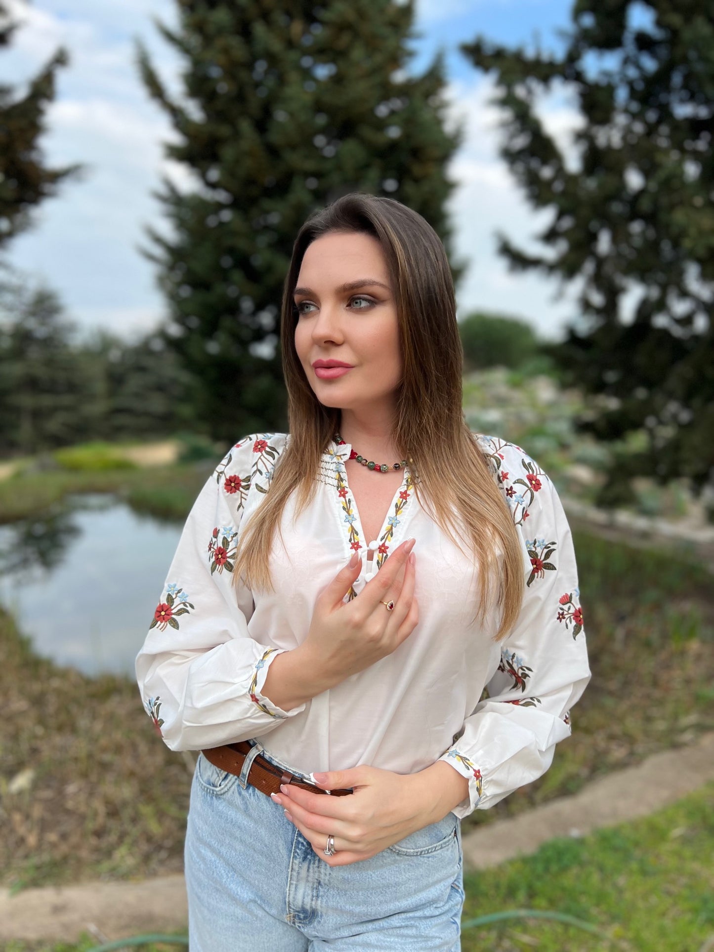 Embroidered blouse “Mavka”