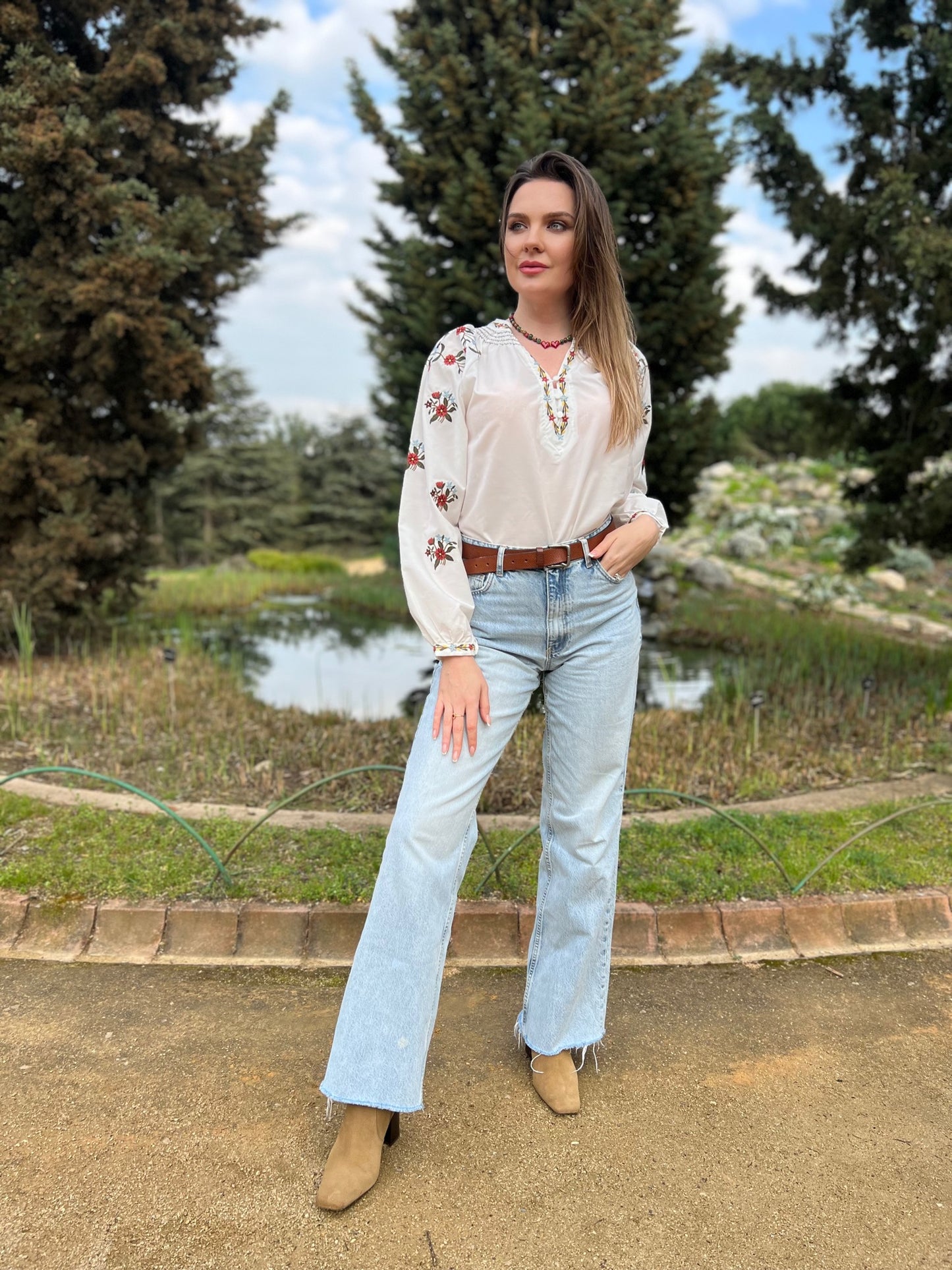 Embroidered blouse “Mavka”