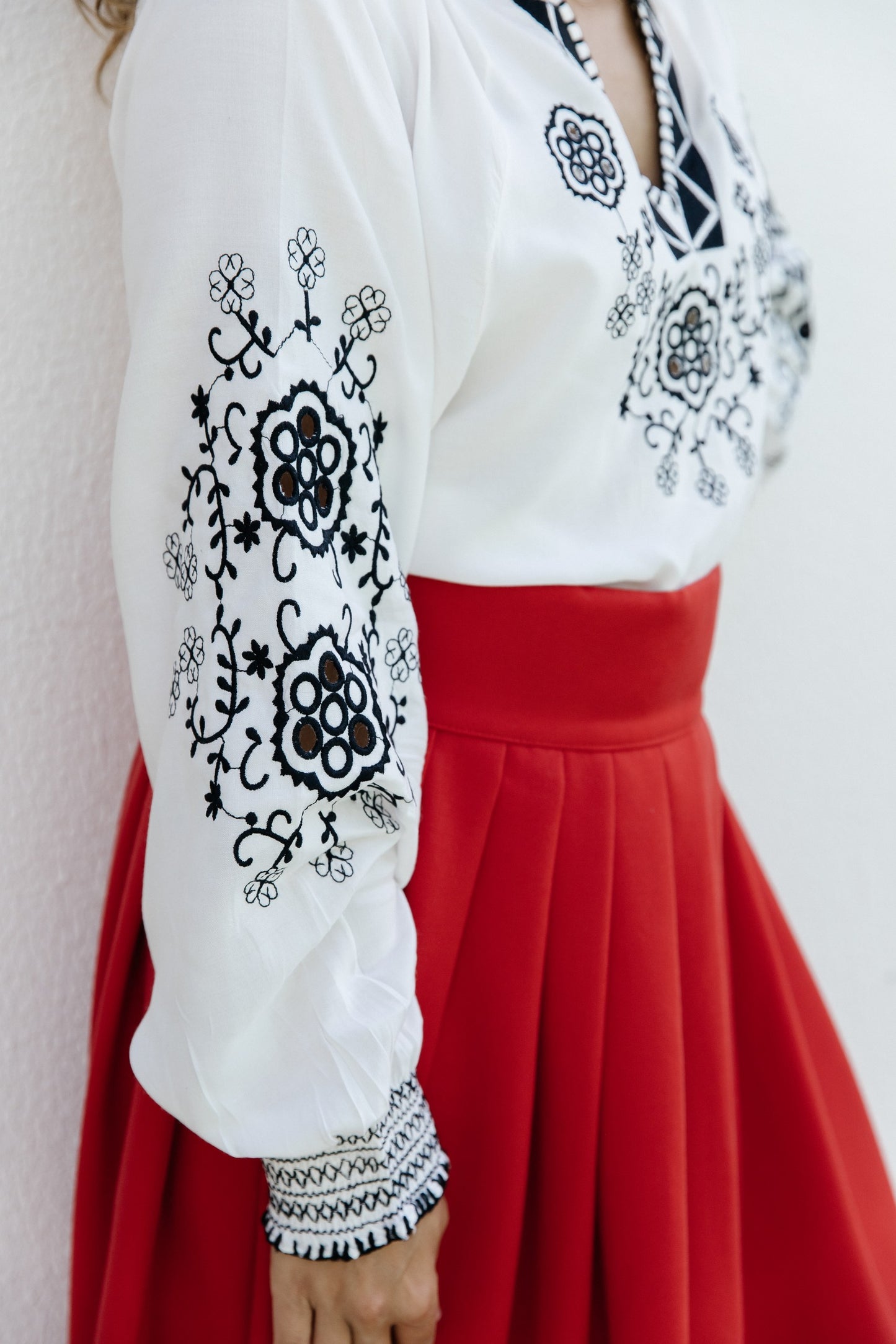 Embroidered blouse “Violet”