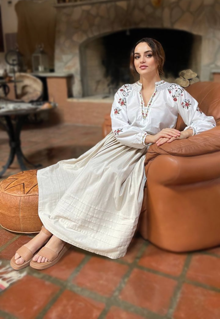 A vintage midi skirt