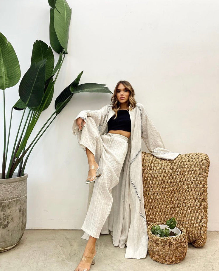 Prostir Linen Kimono | Women’s Long Oversized Linen Kimono | Goya Concept Untitled Jul23_22:05:54