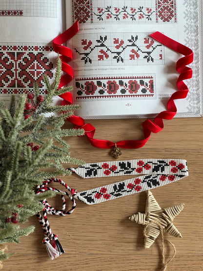 Гердан з бісеру “Ягідка”