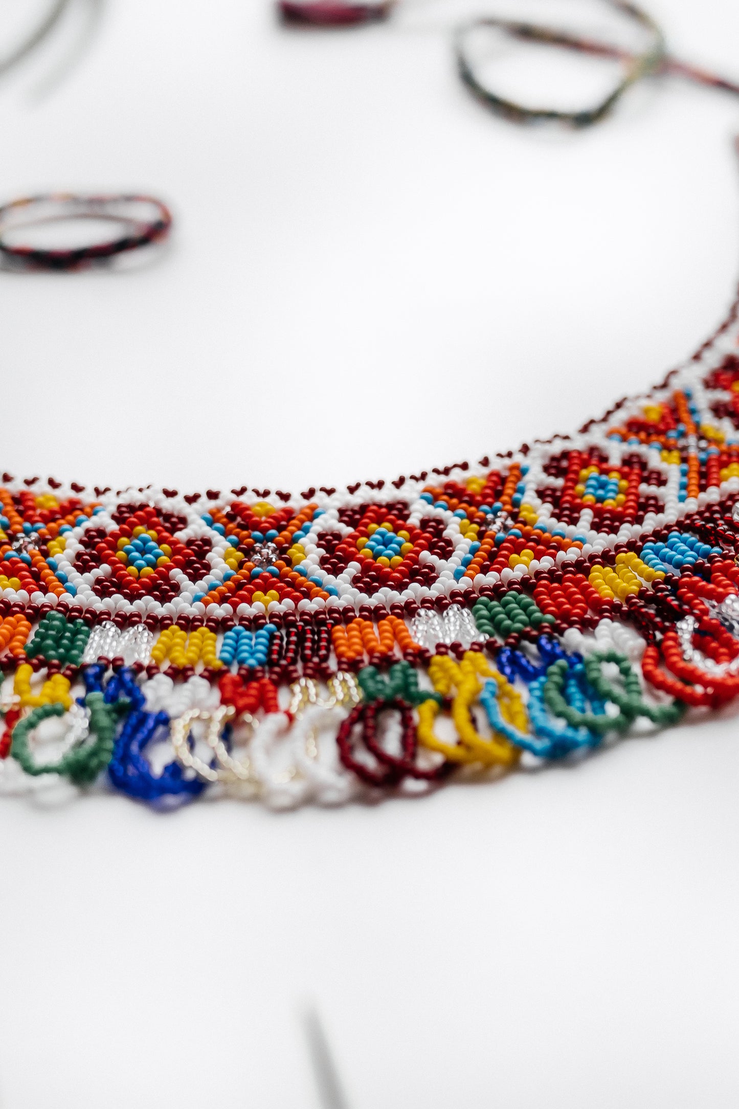 Boyko Beaded Sylianka “Barva” — Traditional Ukrainian Handcrafted Beaded Necklace