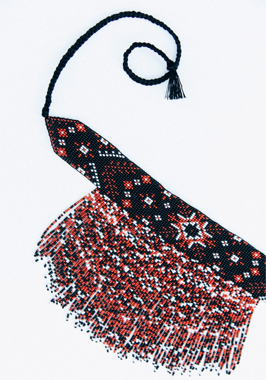 “Zorepad” Beaded Necklace