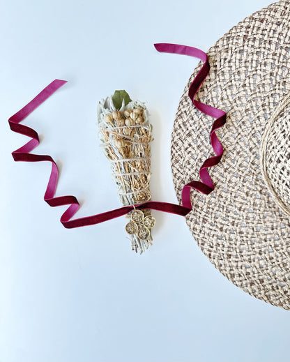 Zgarda “Hutsul Flower” – Brass Pendant with Blackened Finish on Velvet Ribbon | Ethnic Ukrainian Accessory