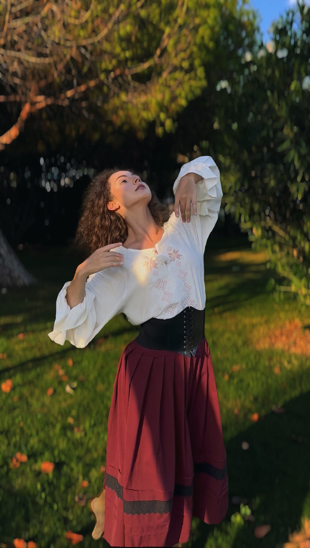 Svitanok Ukrainian Embroidered Linen Blouse
