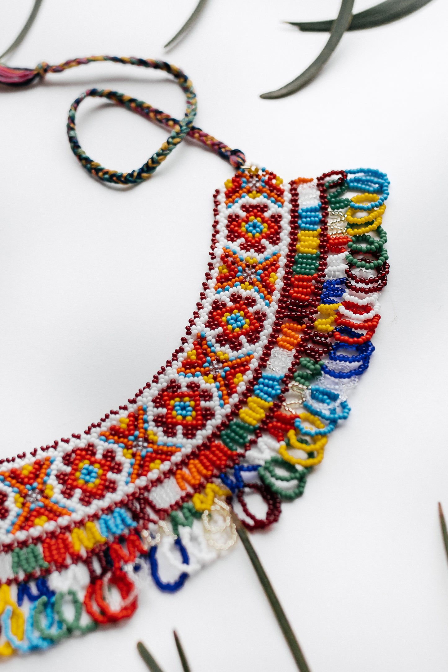 Boyko Beaded Sylianka “Barva” — Traditional Ukrainian Handcrafted Beaded Necklace