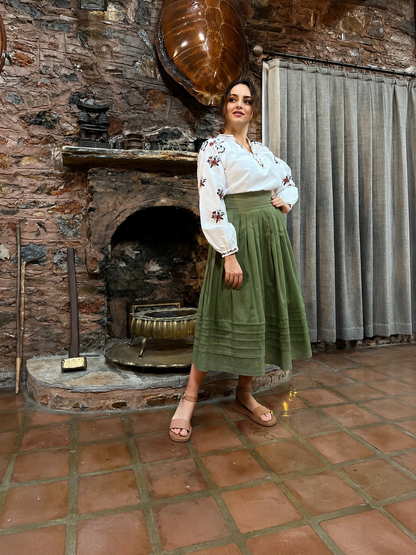 Made to Order green skirt