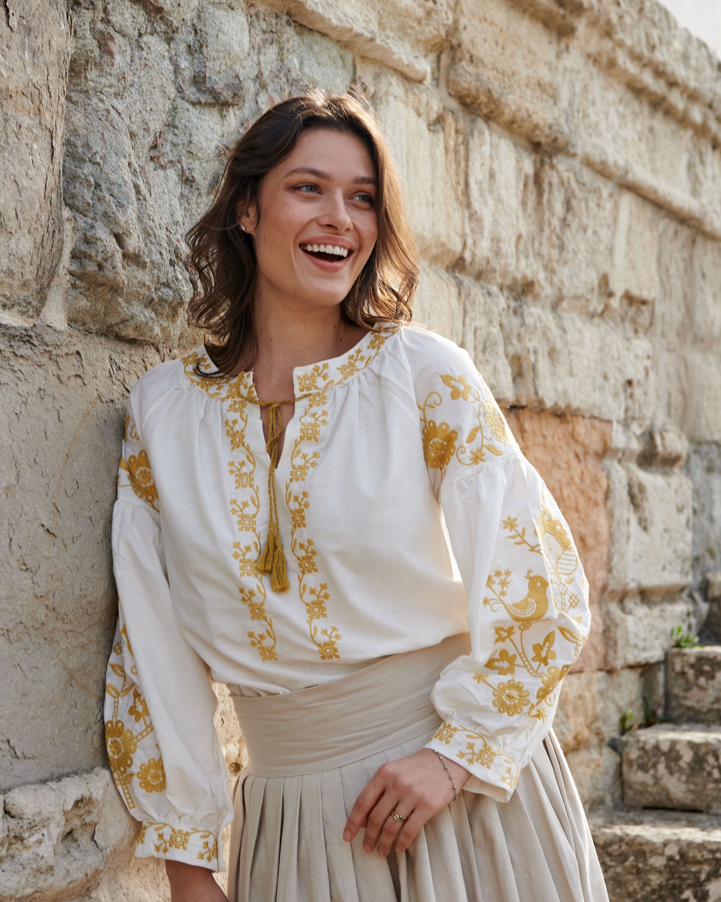 Embroidered Blouse "Ptashechka"