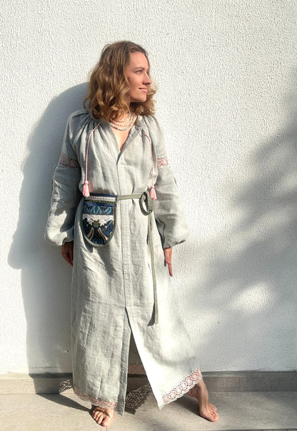 Ladunka “Crimea” — linen waist pouch by Goya Concept