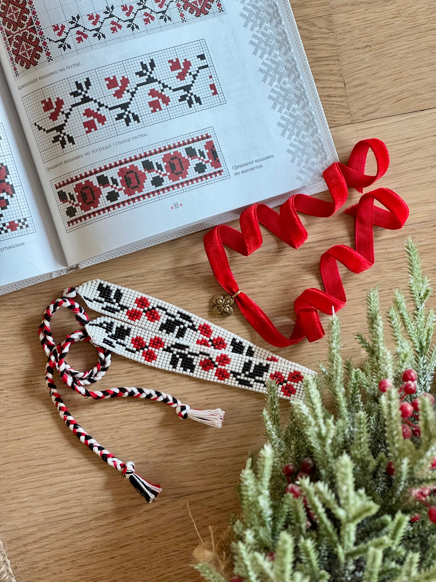 Гердан з бісеру “Ягідка”