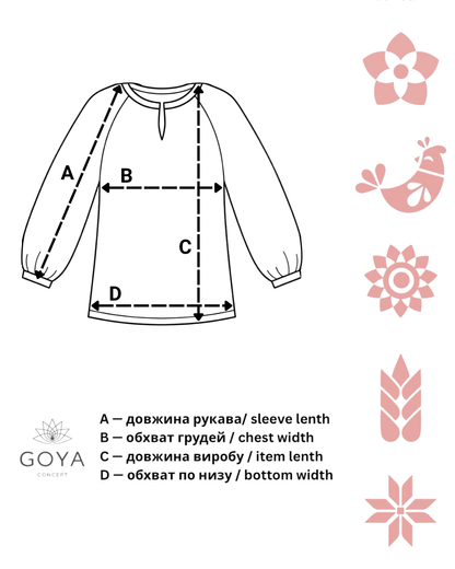 Embroidered blouse “Mavka”