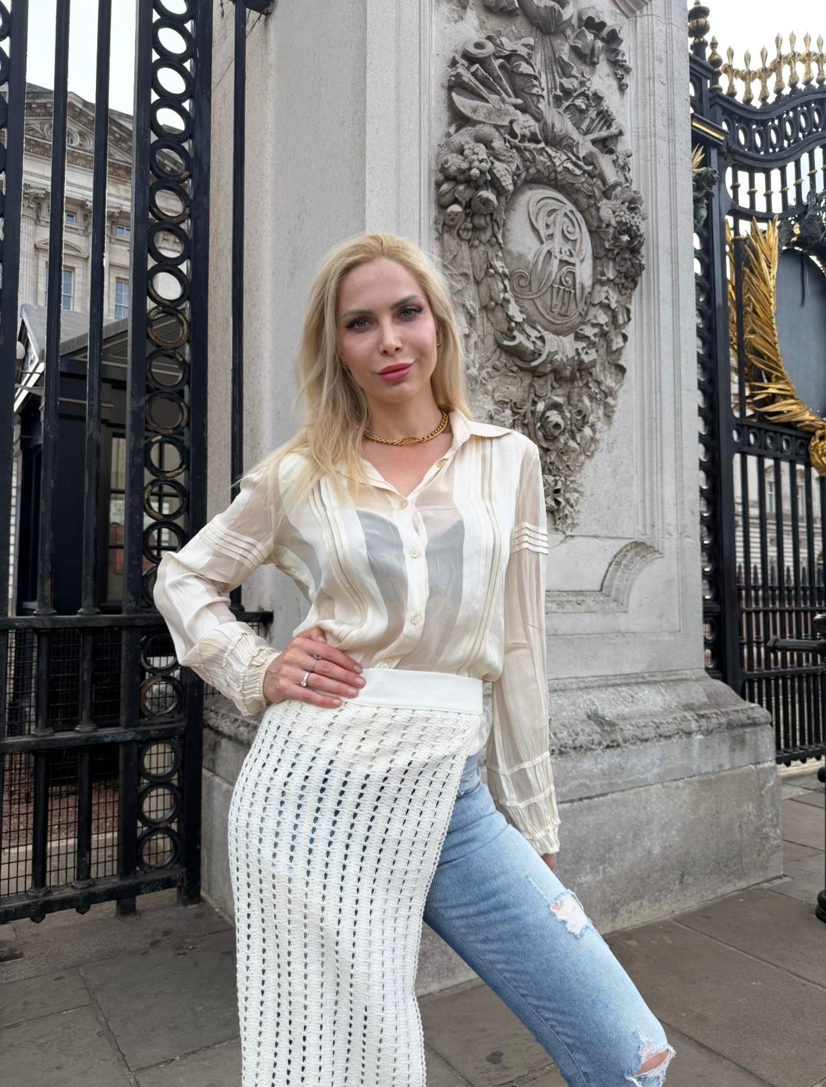 Apron with Lace “Poltava Dream”
