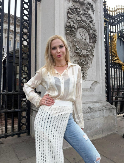 Apron with Lace “Poltava Dream”
