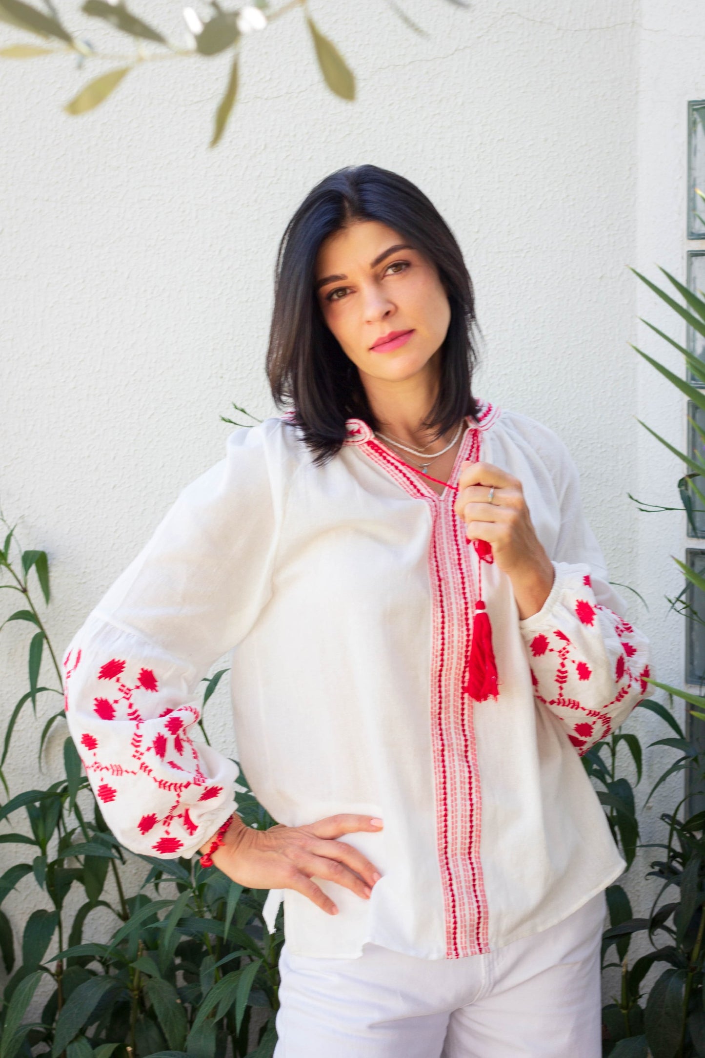 Olena Vyshyvanka | Lightweight Cotton Women’s Embroidered Blouse
