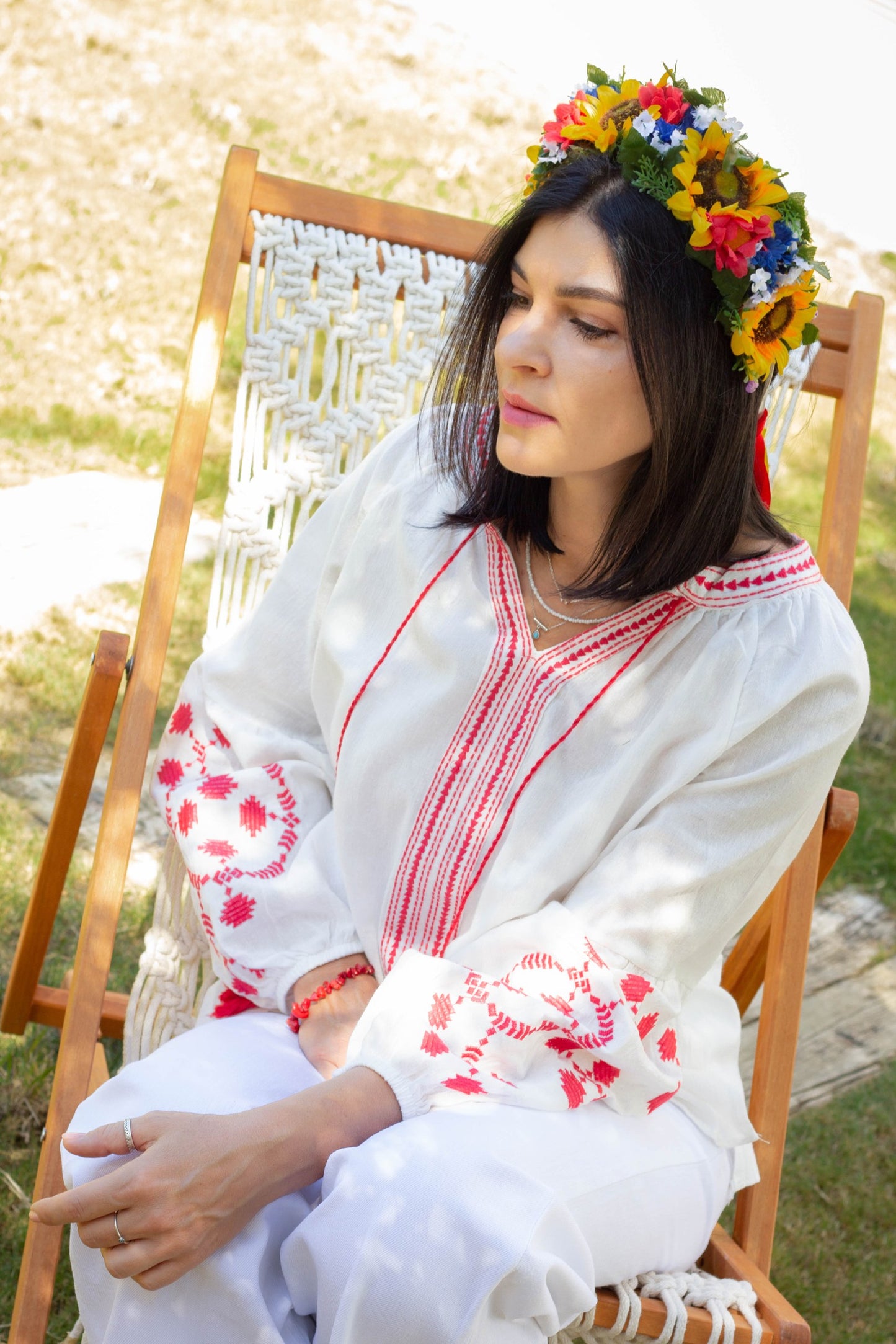 Olena Vyshyvanka | Lightweight Cotton Women’s Embroidered Blouse