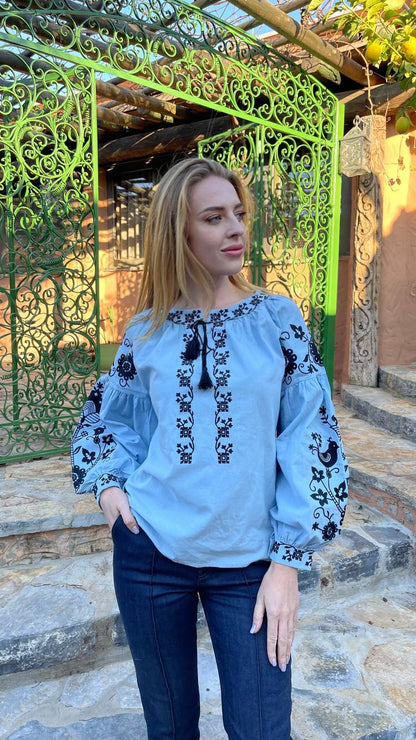 Embroidered Blouse "Ptashechka"