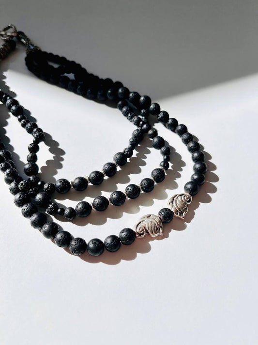 Lava Necklace “Night Symphony”