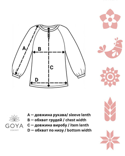 Embroidered blouse “Mavka”